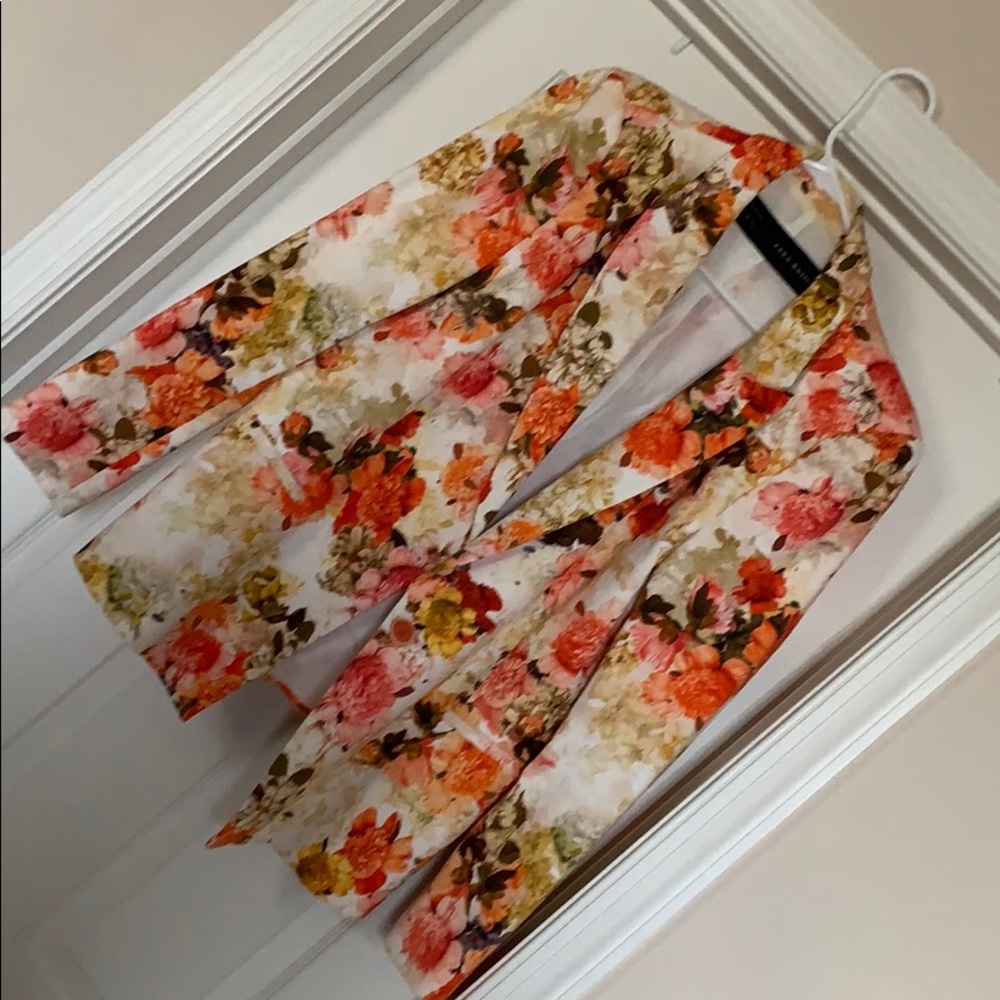 Floral blazer